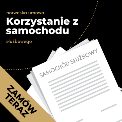 Umowa o korzystanie z samochodu służbowego